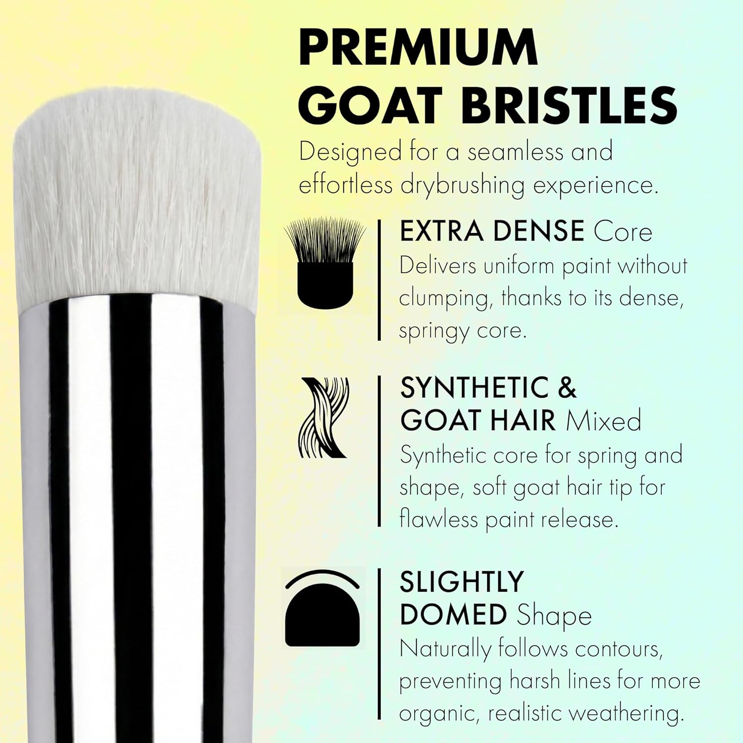 TOYZOS 6-Piece Dry Brush Set